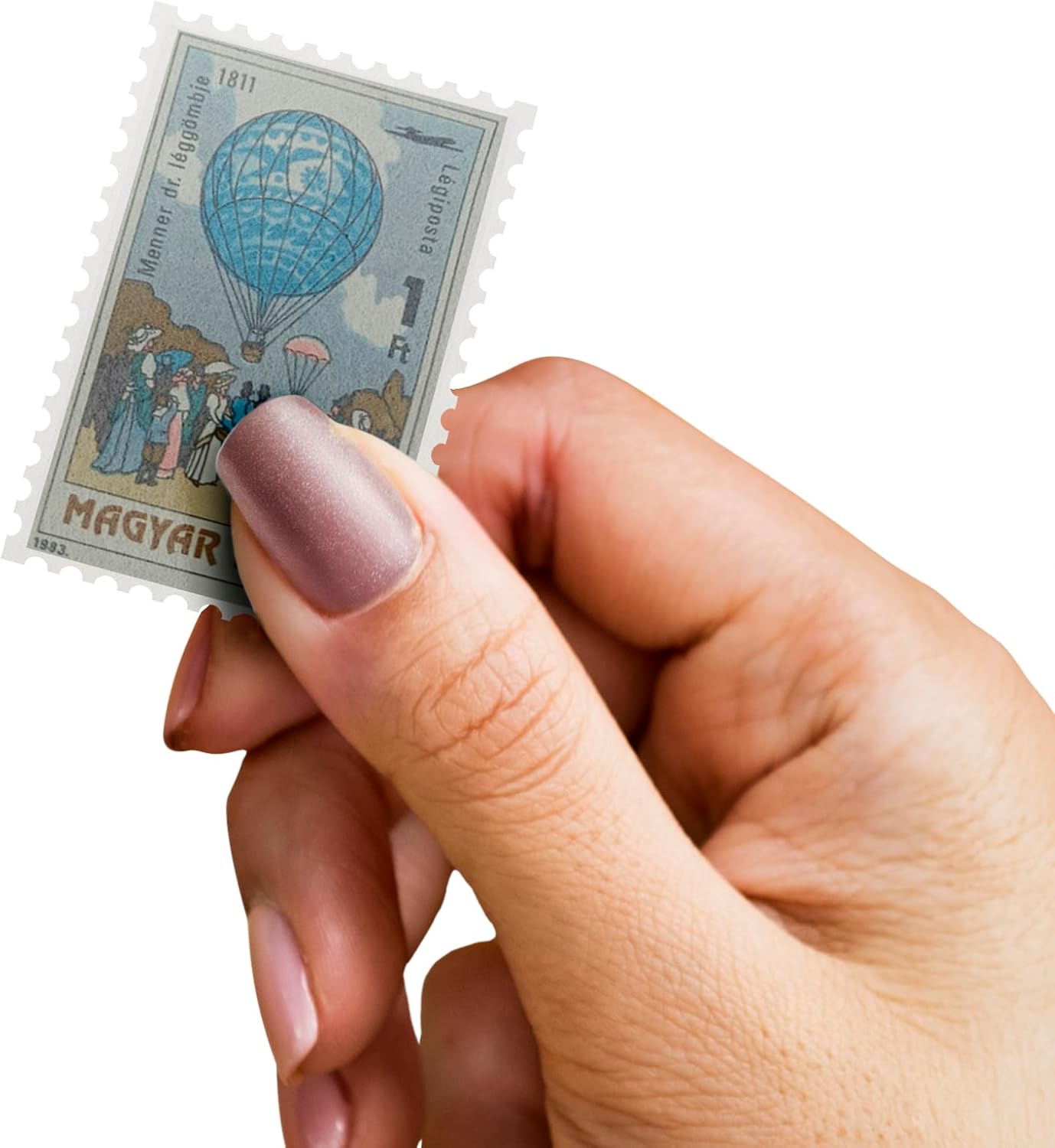 IMPACTO COLECCIONABLES – 100 Airplane-Themed Stamps Collection with Included Album (5.5 x 7 x 0.4 in) | Enhance your philatelic collection with postmarked stamps in a compact and elegant album