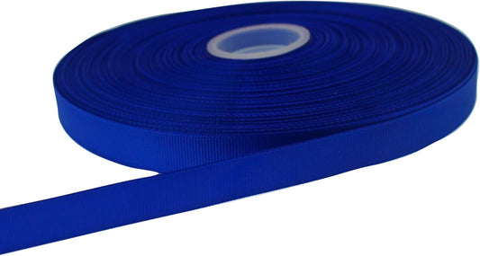 Jesep One Roll 100 Yards 5/8" Soild Grosgrain Ribbon Boutique Gift Wrapping Package Ribbon, DIY Crafts Bow Hair Headband Accessories Assorted Ribbon#352 (5/8" 15mm, Royal Blue)