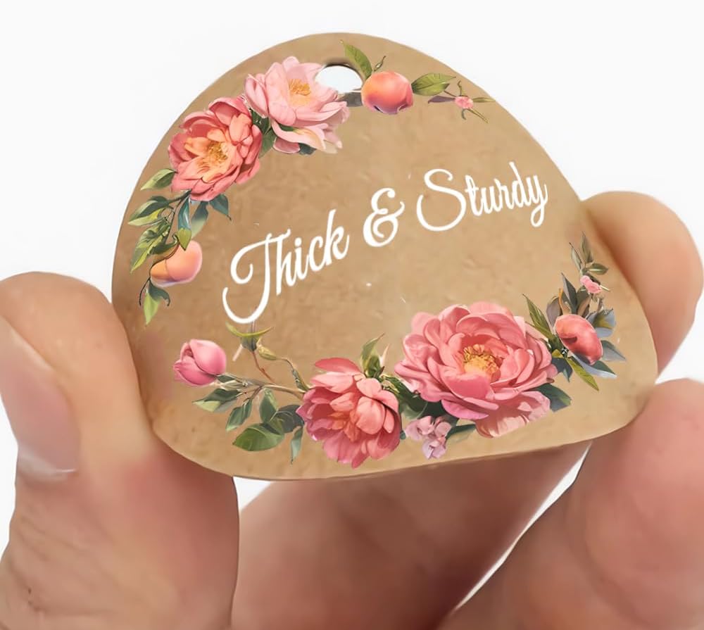 Custom Hang Tags for Favors, Custom Gift Tags, Customized Gifts Wrapping Labels, Personalized Wedding Items Birthday Party Favors Crafts Tag, Round Thick Kraft Paper Hang Tags with String