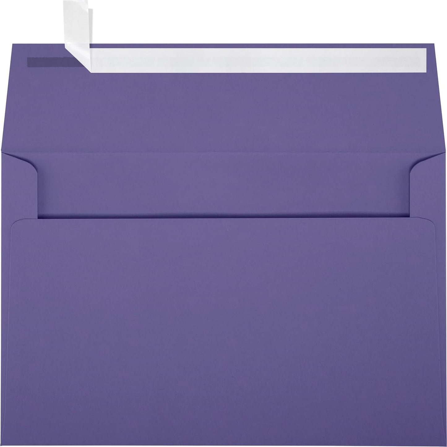 LUXPaper A9 Invitation Envelopes | Peel & Press | 5 3/4" x 8 3/4" | Wisteria Purple | 80lb. Text | 50 Qty