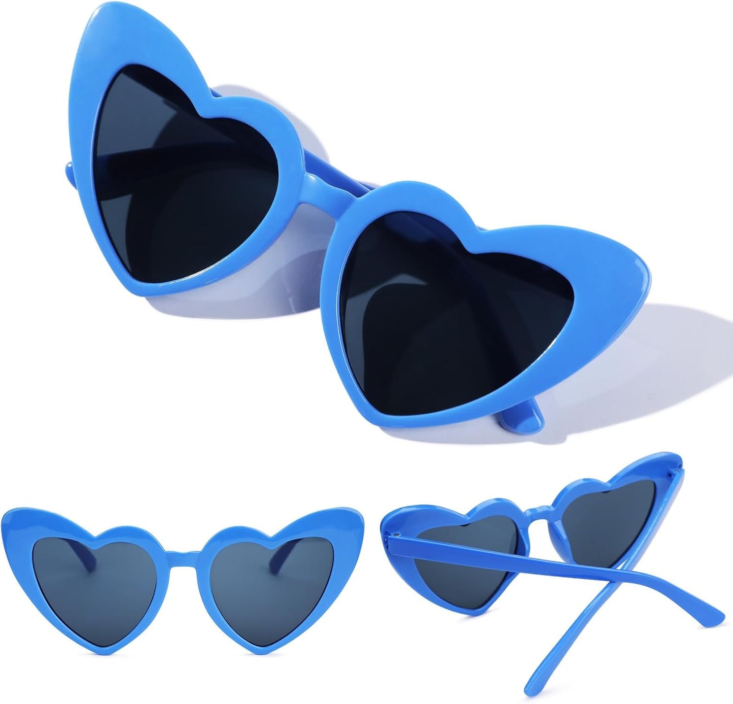 YOGFIT Heart Sunglasses for Women Fashion Classic Love Eye Protection Sunglasses Vintage Cute Heart Sunglasses