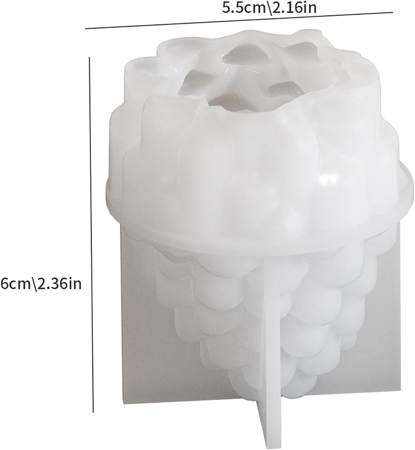 Silicone Pinecone Mold - Silicone Resin Casting Molds for Candle & Resin & Soap Craft Supplies