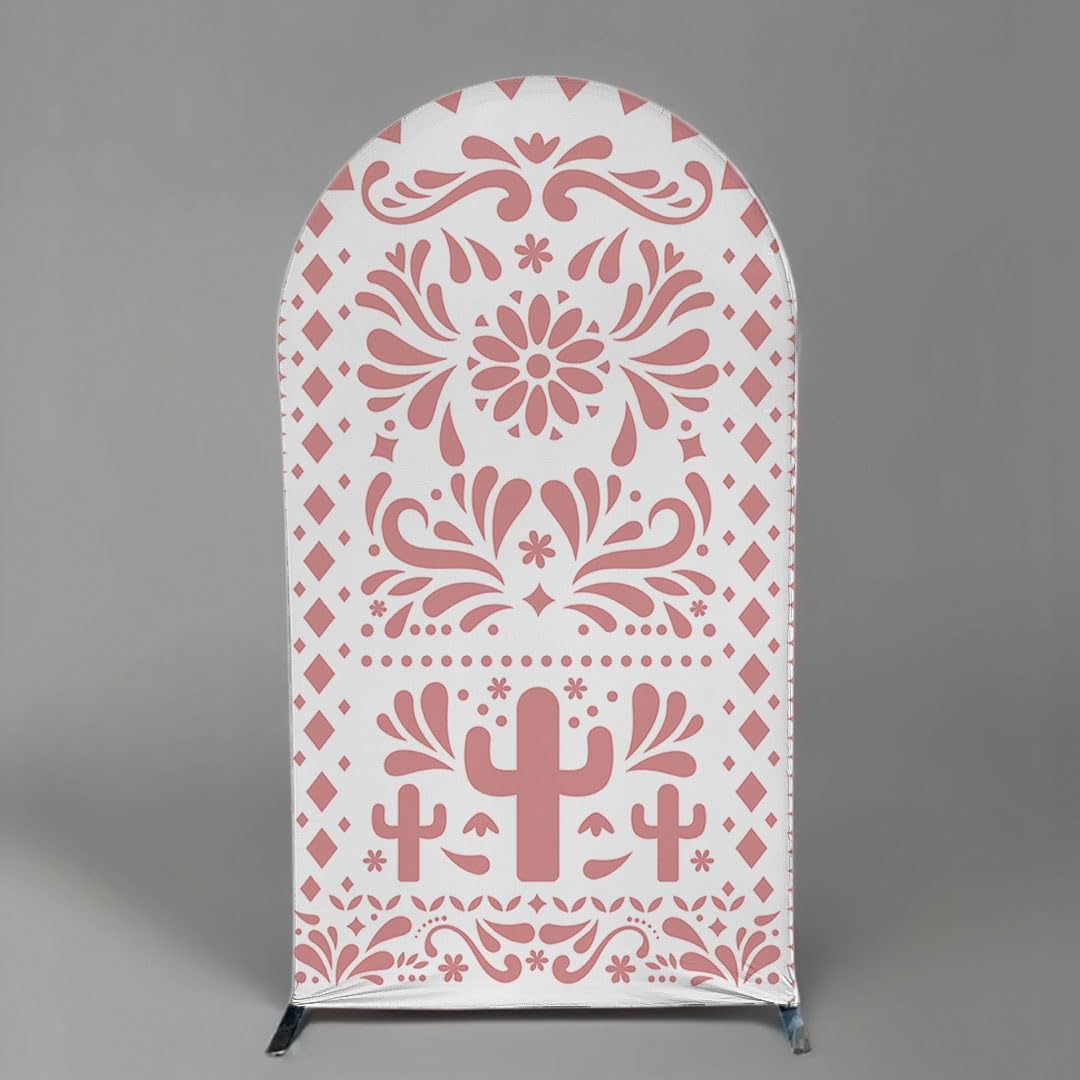 Mexico Theme Arch Stand Covers Fiesta Wedding Party Elastic Fabric Background Birthday Baptismx Baby Shower Decor Props (67x150cm(2.2x5ft),G-3740)
