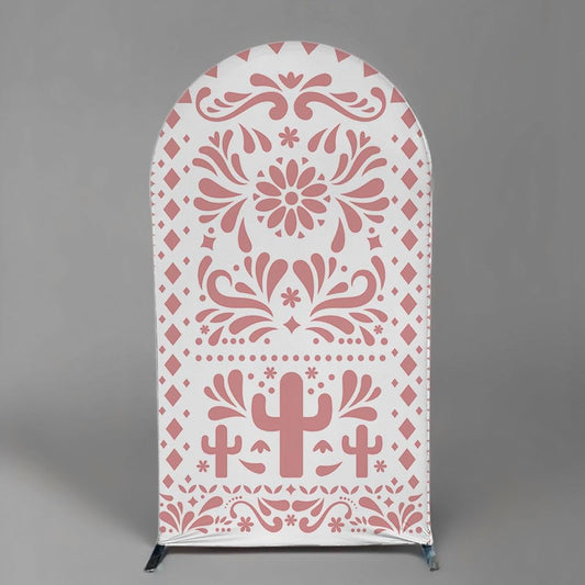 Mexico Theme Arch Stand Covers Fiesta Wedding Party Elastic Fabric Background Birthday Baptismx Baby Shower Decor Props (100x200cm(W40''H78''),G-3740)
