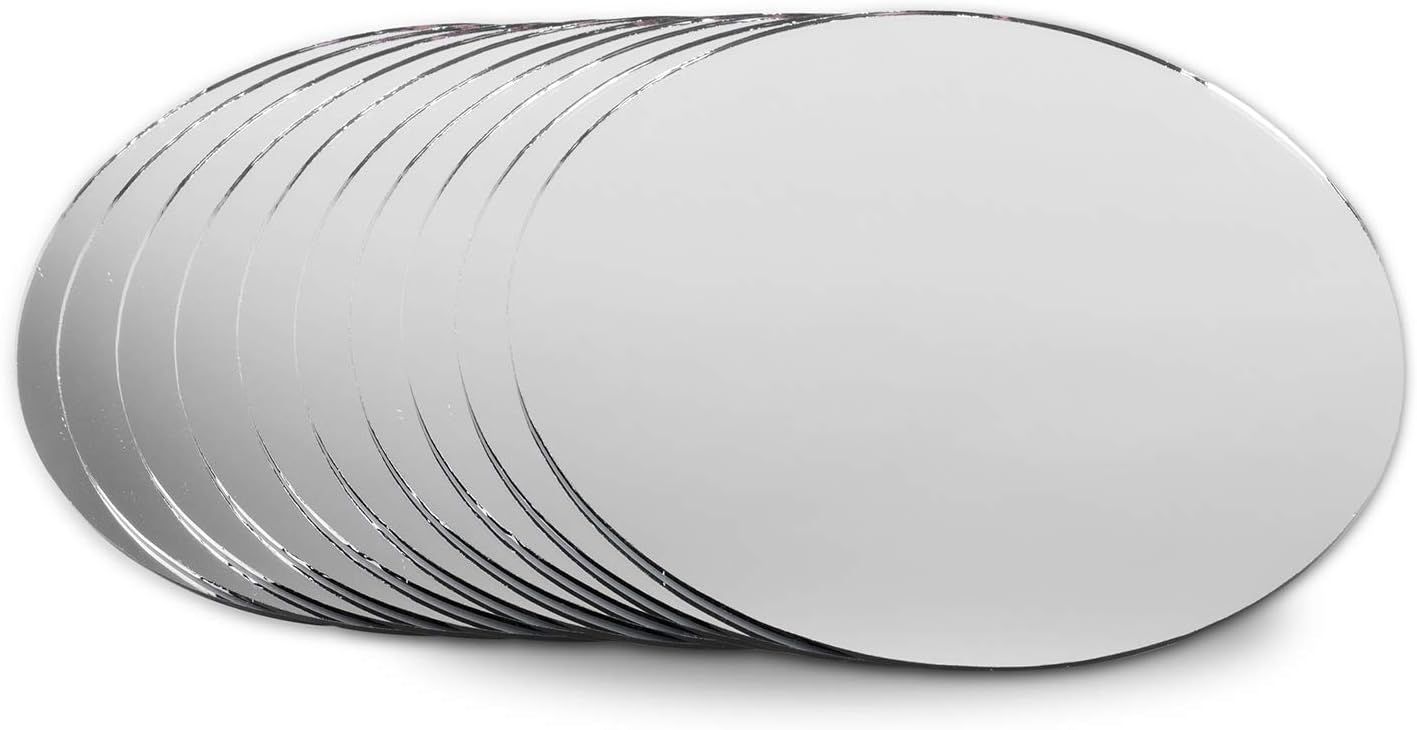 Super Z Outlet Round Mirror Wedding Table Centerpieces (6" Inches)