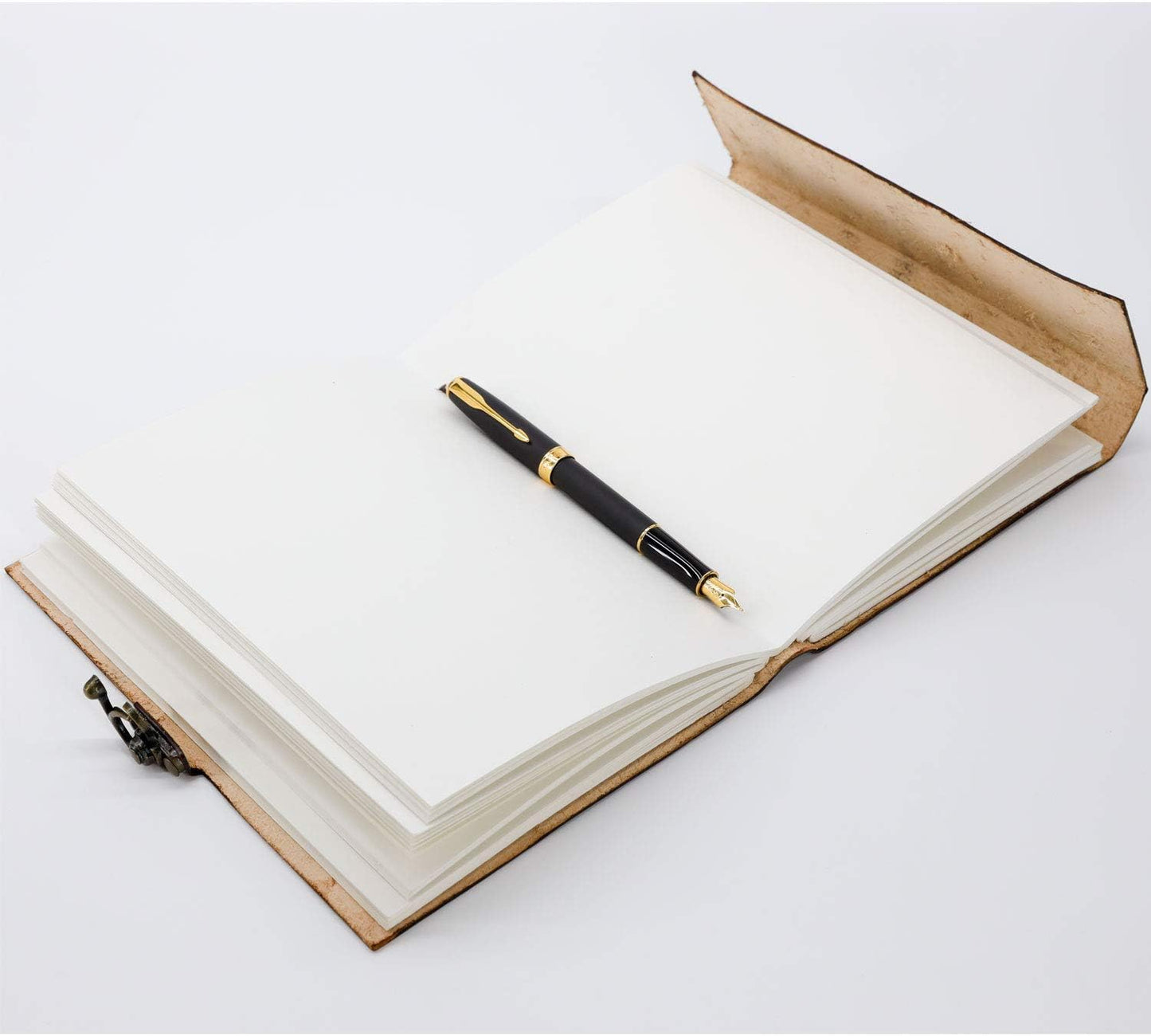 Handmade Leather Double Dragon Journal | Writing Notebook Diary | Bound Daily Notepad for Men & Women Unlined Paper Medium, Writing pad for Artist, Sketch