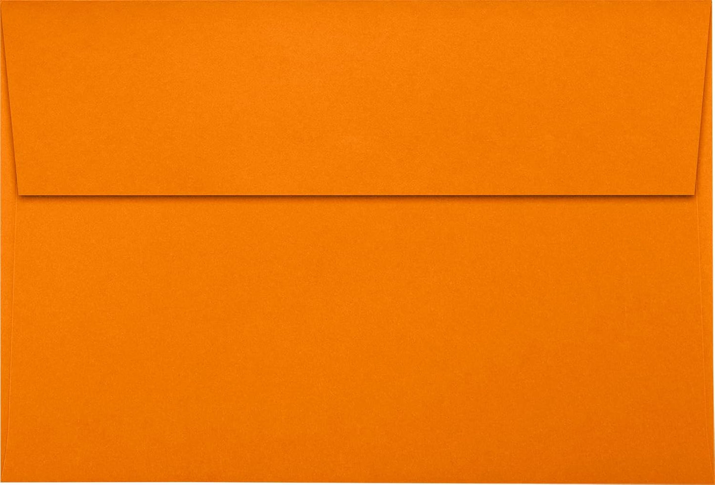 LUXPaper A10 Invitation Envelopes | Peel & Press | 6" x 9 1/2" | Mandarin Orange | 80lb. Text | 50 Qty