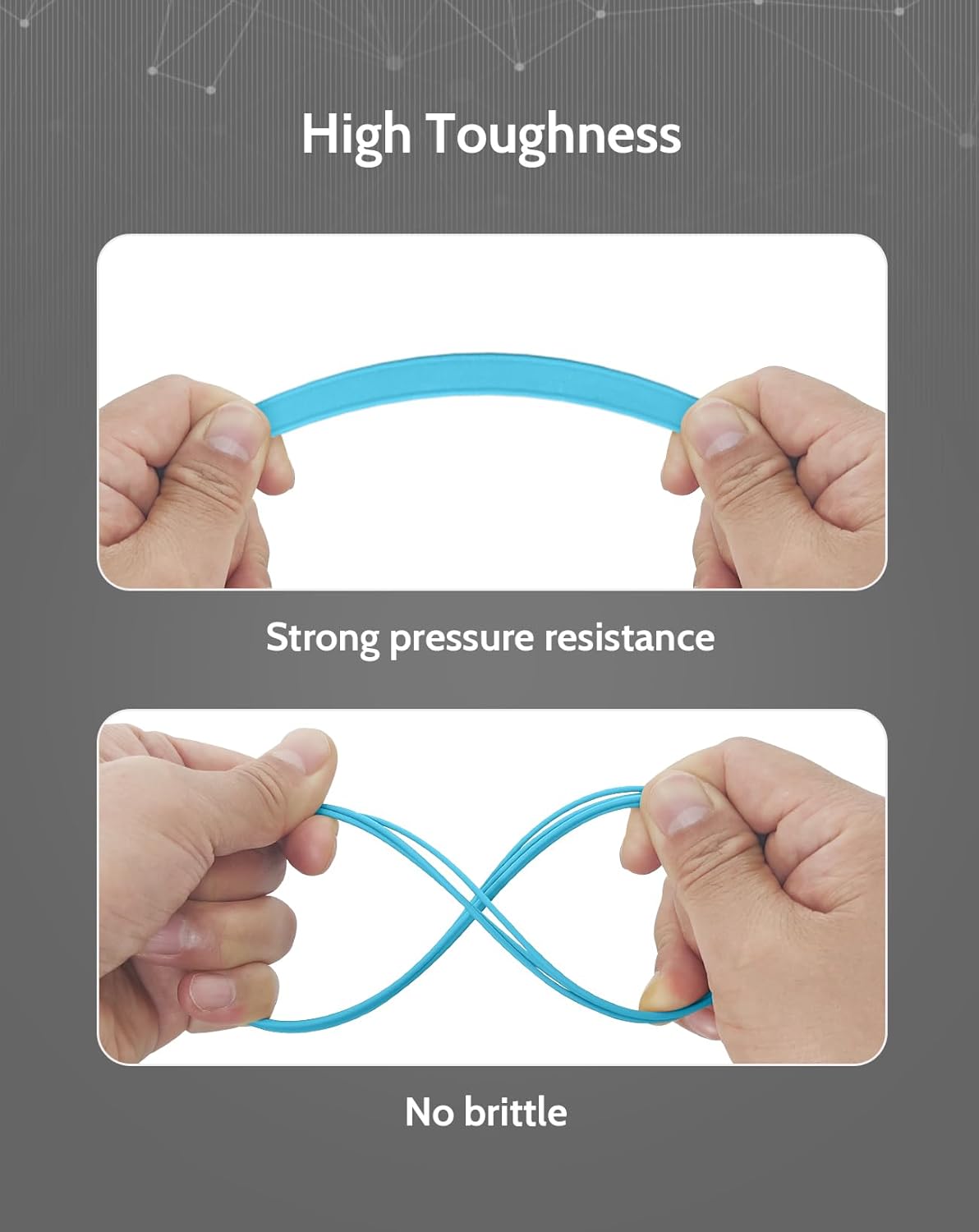 DURAMIC 3D PLA+ Filament 1.75mm 1Kg Light Blue, PLA Plus Filament 1Kg Spool(2.2lbs) Tougher and Stronger, Dimensional Accuracy Probability +/- 0.02mm