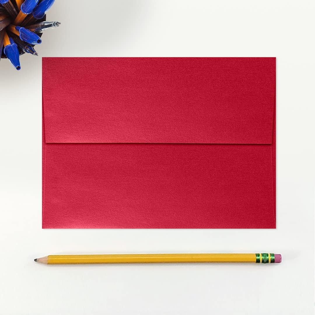 LUXPaper A7 Invitation Envelopes | Peel & Press | 5 1/4" x 7 1/4" | Jupiter Metallic | 80lb. Text | 500 Qty