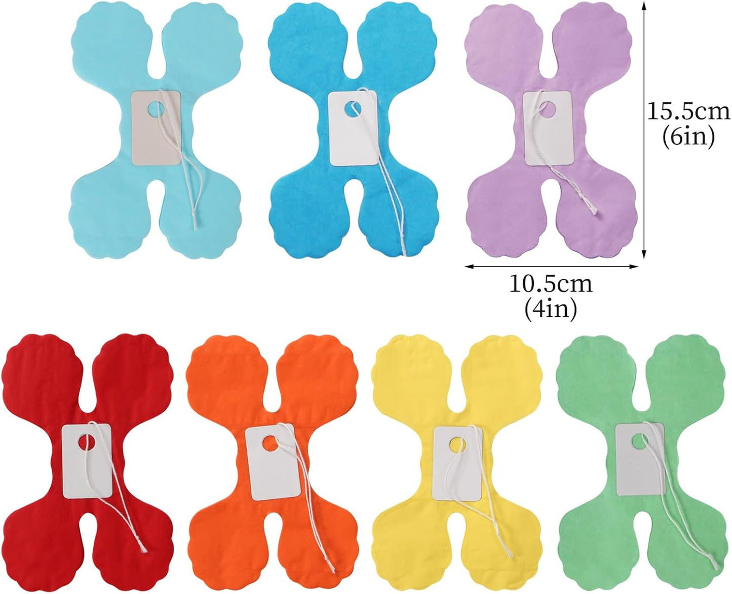 Rainbow Red-Orange Green-Blue Purple Streamers Garland - 12pcs Colorful Theme Party-Decorations,4-Leaf Clover Paper Streamer Banner,Boy Girl Kids Birthday Supplies,Baby Shower Wedding Decor Ouruola