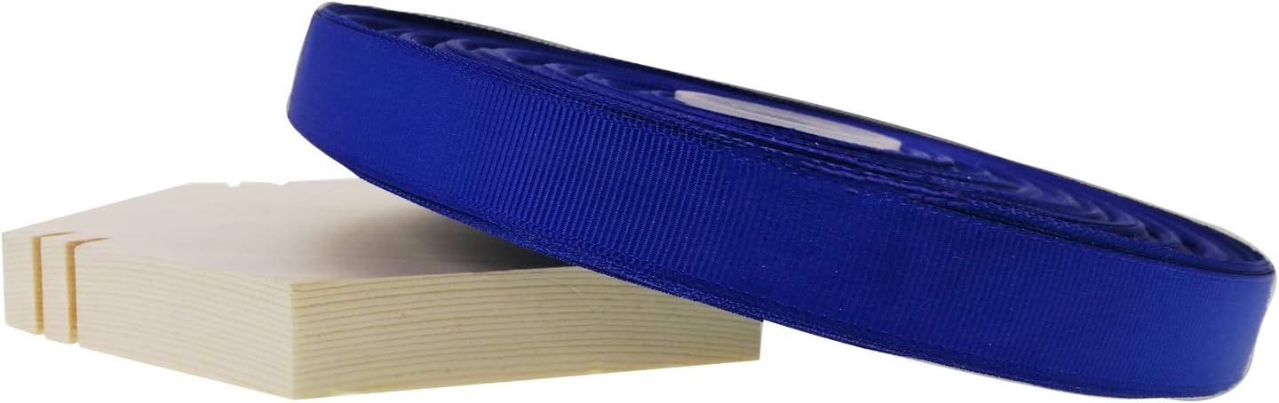 Jesep One Roll 100 Yards 3/4" Soild Grosgrain Ribbon Boutique Gift Wrapping Package Ribbon, DIY Crafts Bow Hair Headband Accessories Assorted Ribbon #352(3/4" 20mm, Royal Blue)
