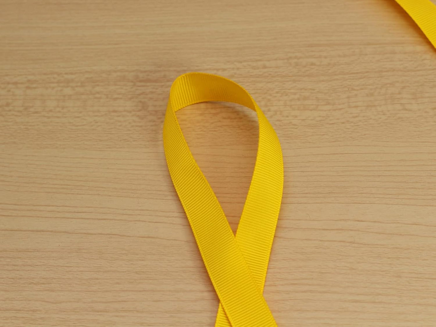 Jesep One Roll 100 Yards Soild Grosgrain Ribbon Boutique Gift Wrapping Package Ribbon, DIY Crafts Bow Hair Headband Accessories Assorted Ribbon #642 (5/8" 15mm, Gold)