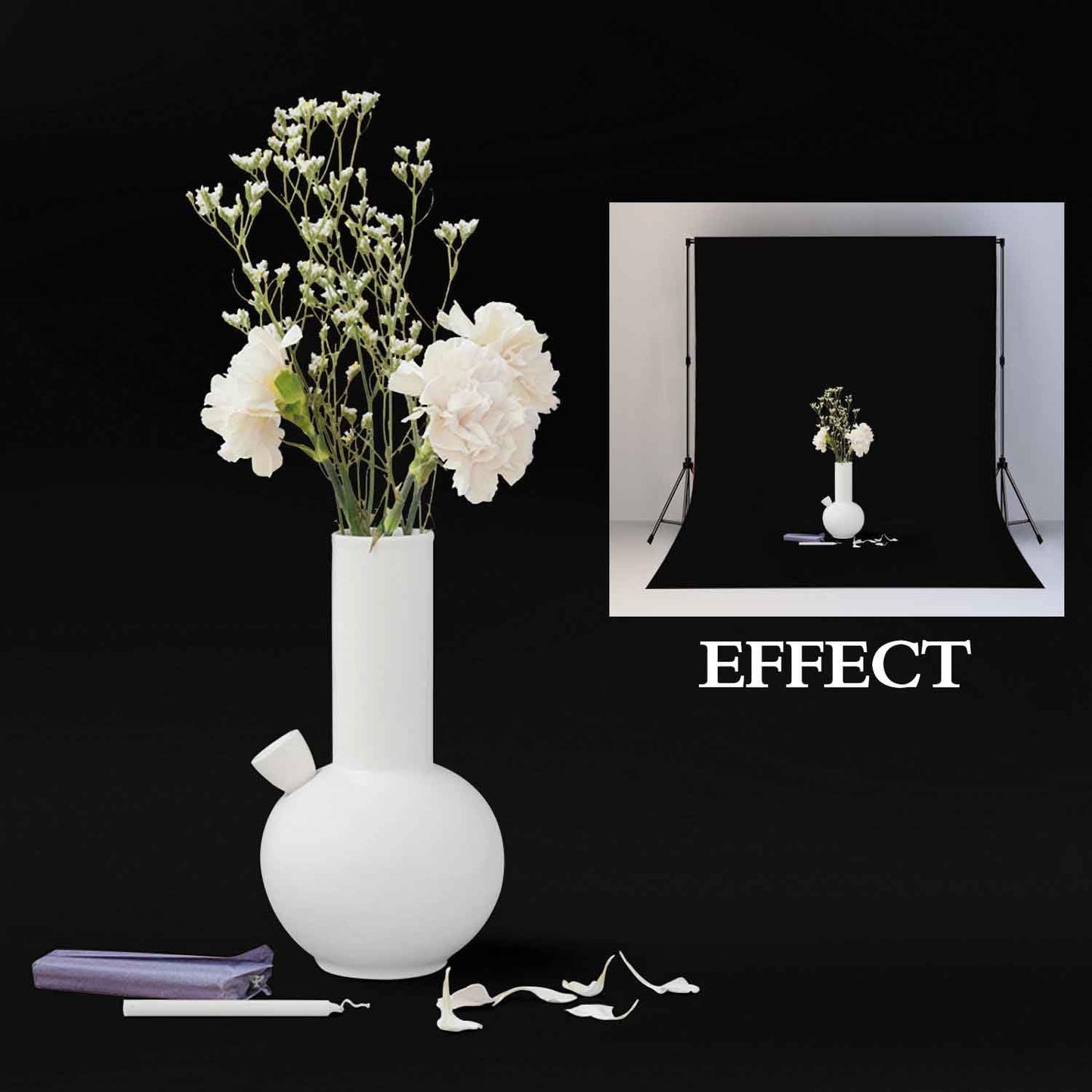 Large Black Screen Backdrops 10x20ft Solid Black Photo Backdrops for Photoshoot, Photography Background for Photo Shooting, Party, Videos