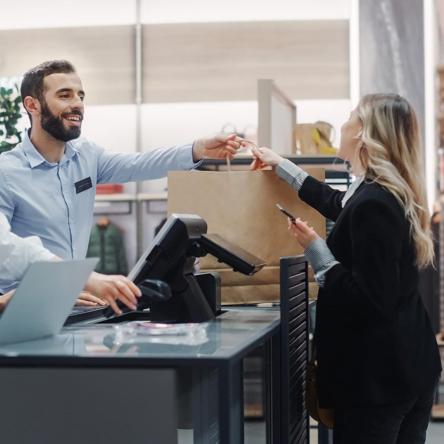 METRONIC Kraft Paper Gift Bags with Handles 16x6x12 Inch 6000 Pack | Christmas, Birthday Party Favors, Retail Shopping, Small Business Bulk | Brown Gift Wrap Bag