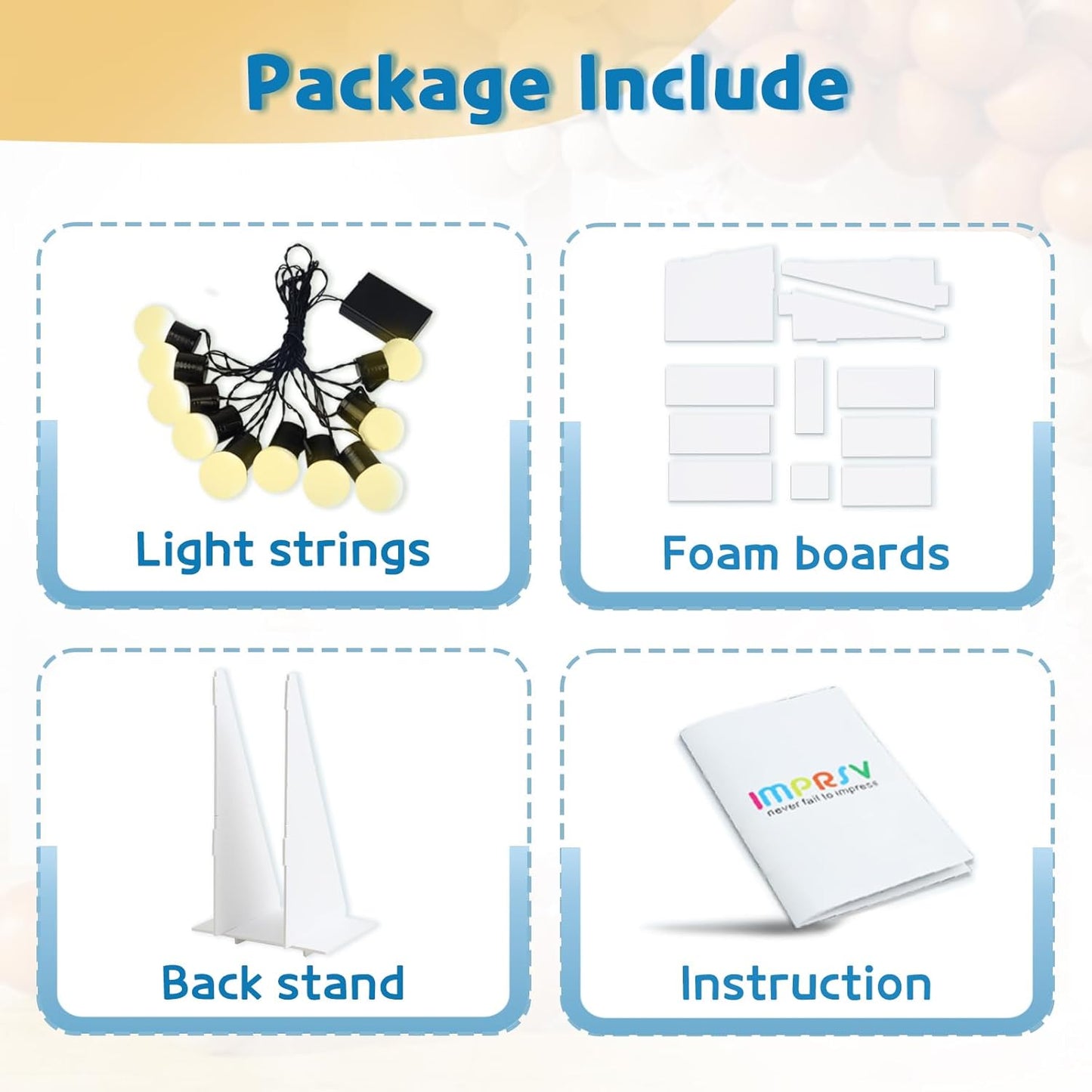 Marquee Numbers 3 Feet Tall Large Light Up Numbers 30th Birthday Decorations Women Men Big Yellow Light Outdoor Anniversary Decorations Balloon Arch Kit Party Backdrop 30