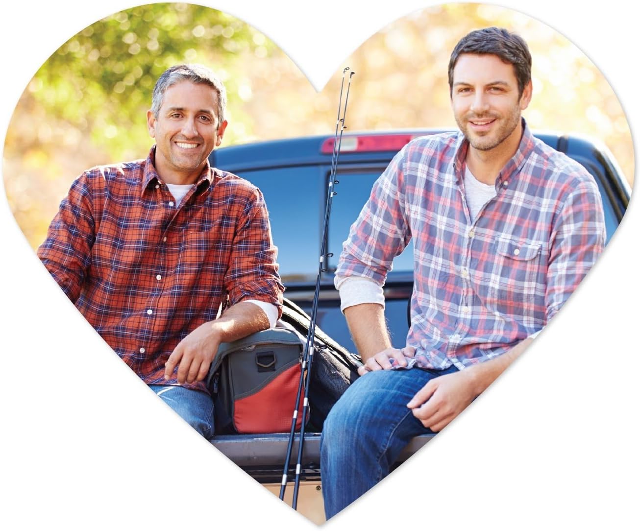 Andaz Press Bulk Photo Personalized Gift and Party Favors Collection, Heart Label Stickers, Custom Photo, 75-pack