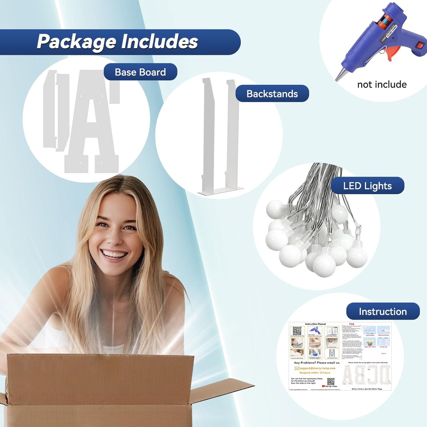 4FT Marquee Light Up Letters - Large Marquee Letters 4 Feet Tall for Birthday Party Decorations, Big Letter for Wedding Event Marry Me Baby Shower Bridal Shower, Letter S