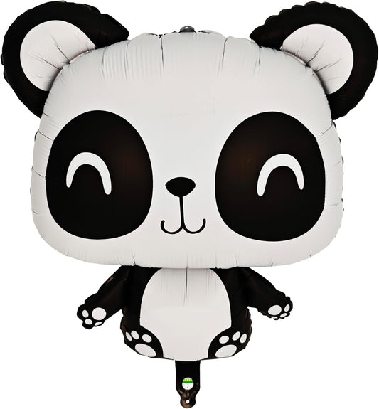 Giant Panda Balloon Cute Black And White Panda Animal Foil Balloon For Jungle Creations Safari Theme Birthday Party Kids Baby Shower Party Decorations Supplies
