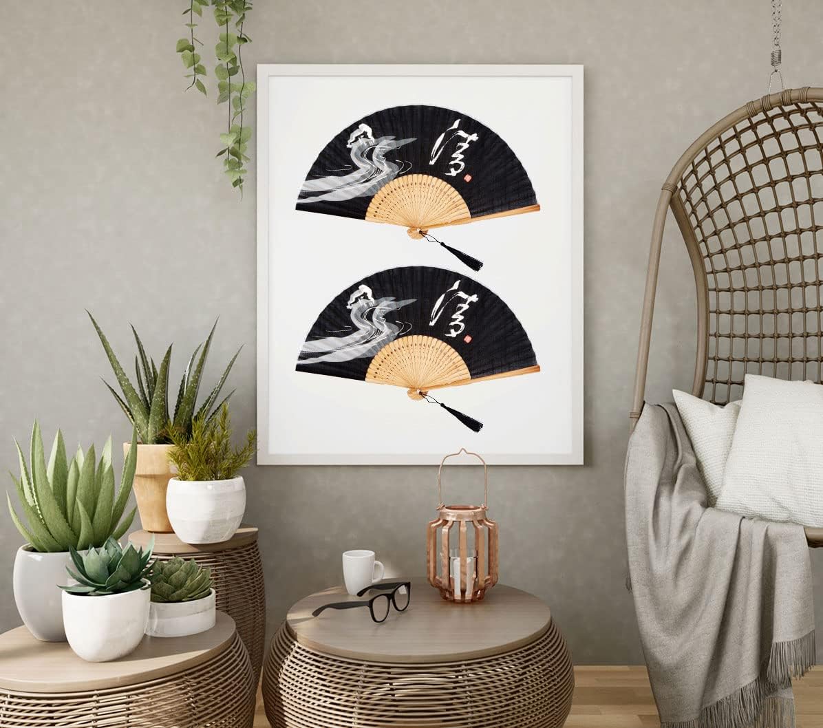 Amajiji Small Folding Hand Fan for Women, Chinese Japanese Vintage Style Bamboo Silk Fans for Party Wedding Dancing Decoration Gift Performance (AM-30)