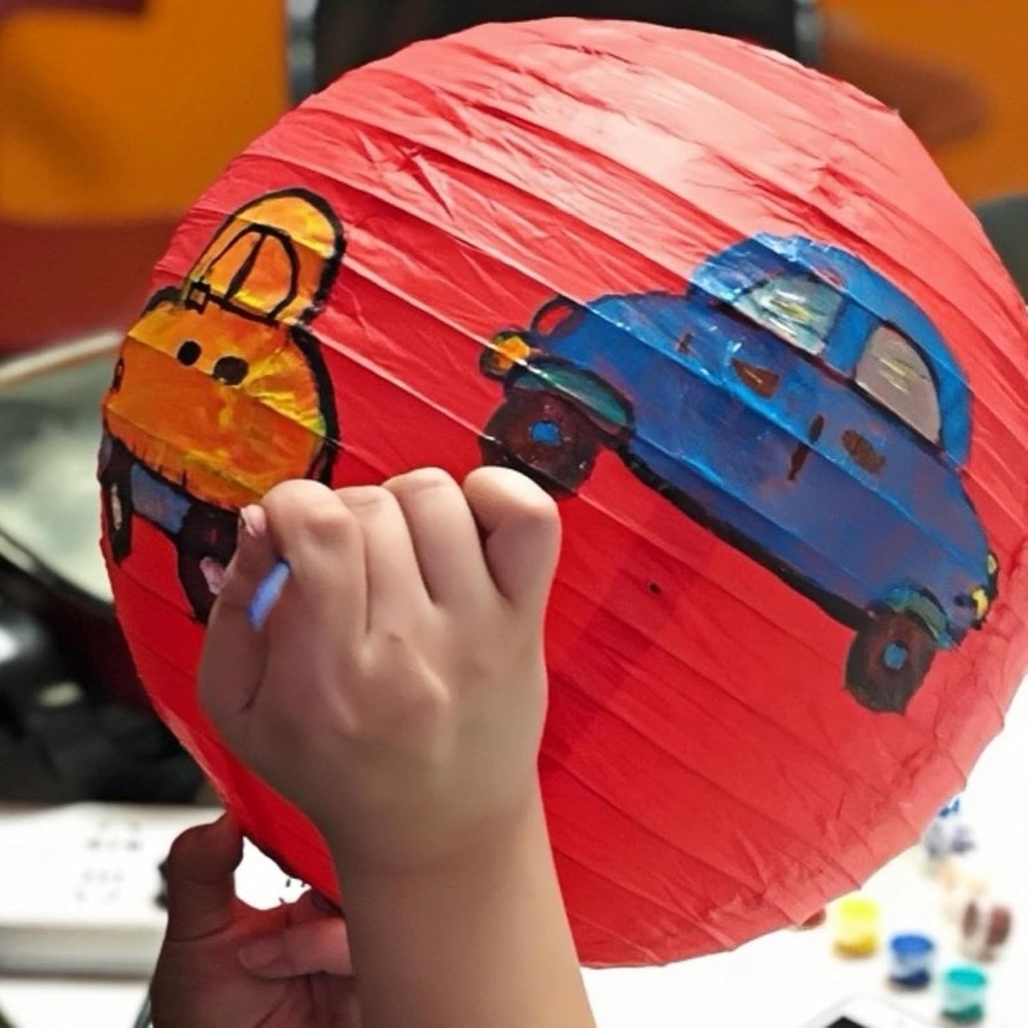 Red Paper Lanterns 10pcs Party Hanging Decorations for Xmas Hanging Decorations Ball Lanterns Lamps Parties Wedding Birthday