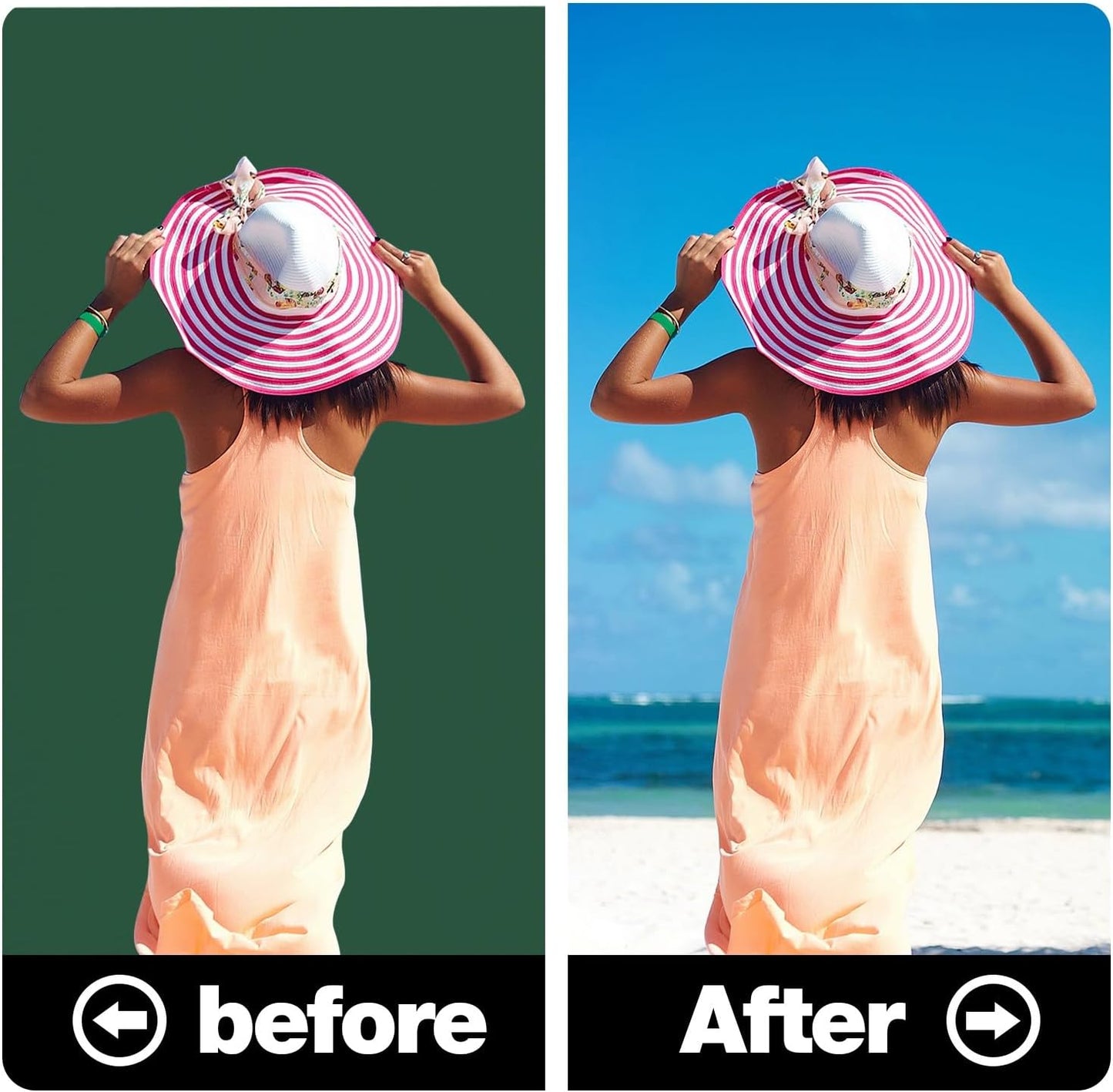 8x10FT Dark Green Screen Backdrops for Photography, Virtual Green Screen Backdrop Pieces for Meetings, Curtains for Party Decoration Video Shooting