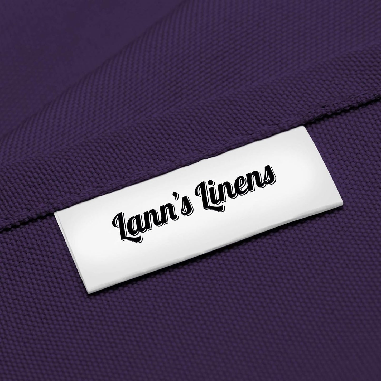 Lann's Linens - 10 Premium 60" x 126" Tablecloths for Wedding/Banquet/Restaurant - Rectangular Polyester Fabric Table Cloth - Purple
