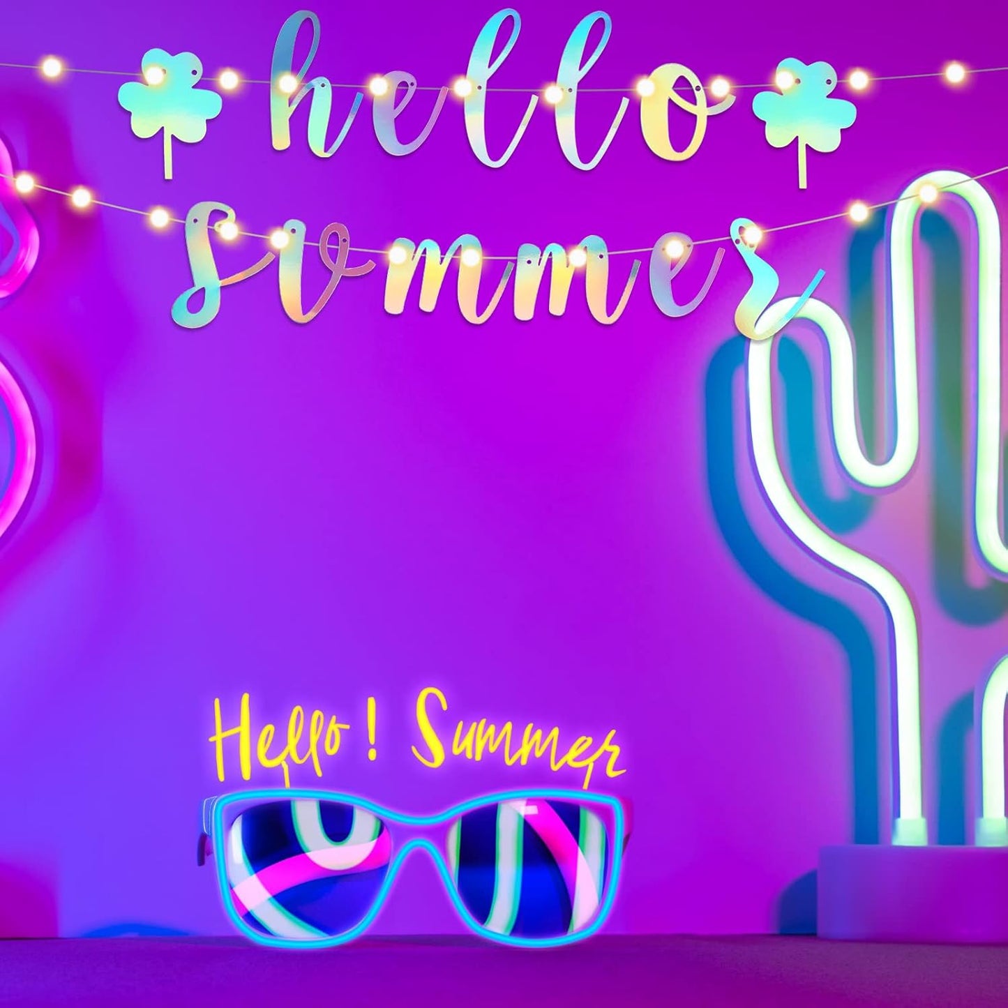 TaoBary 167 Pcs DIY Banner Kit Happy Birthday Glitter Banner Customizable Glitter Make Your Own Kit 162 Letters Symbols and Numbers 3 Rope for Birthday Halloween Wedding Christmas(Holographic)