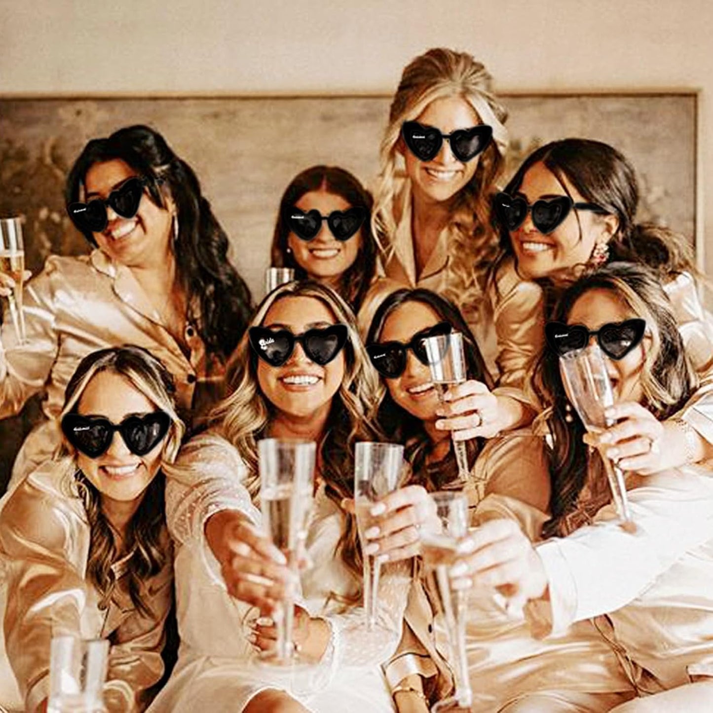 YOGFIT Heart Sunglasses for Women Fashion Classic Love Eye Protection Sunglasses Vintage Cute Heart Sunglasses