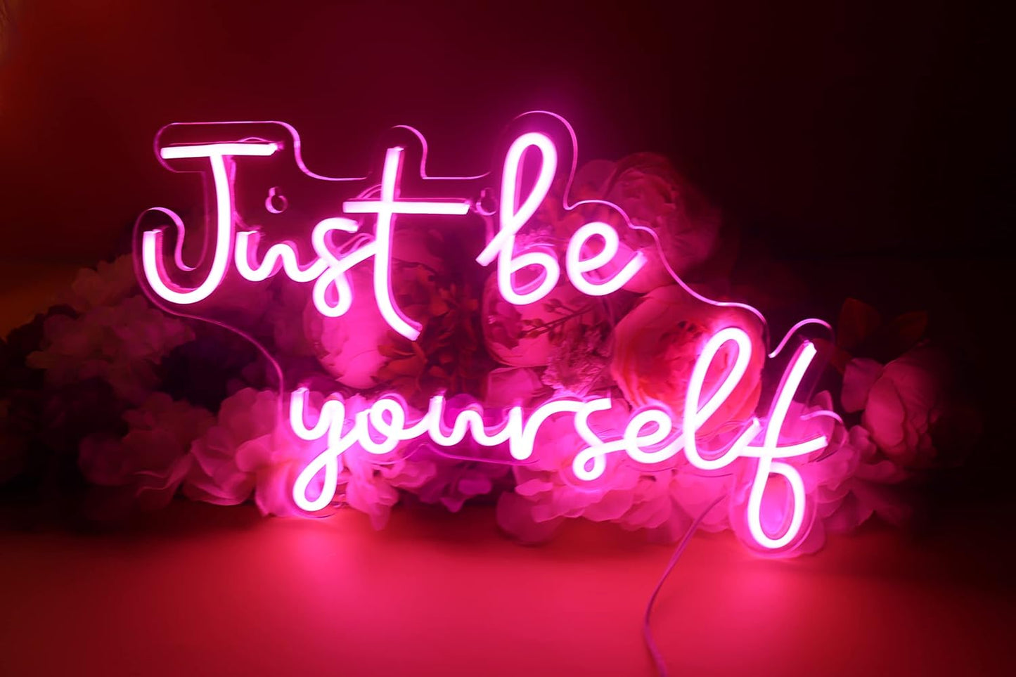 LED Neon Sign Night Light for Wall Party Décor Bedroom Room Bar Wedding Home Birthday Art Decoration Christmas with USB Chain Light modulator 5v (lets party blue)