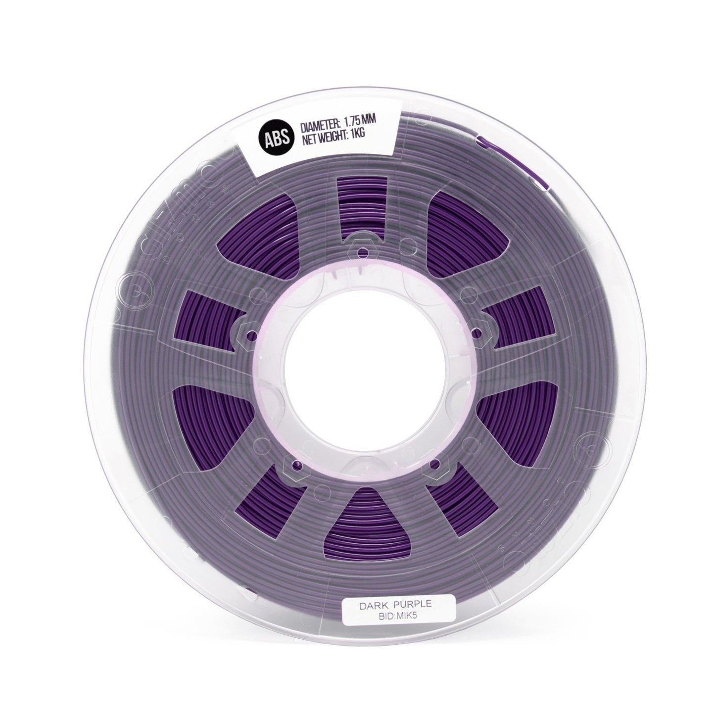 Gizmo Dorks 3mm (2.85mm) ABS Filament 1kg / 2.2lb for 3D Printers, Dark Purple