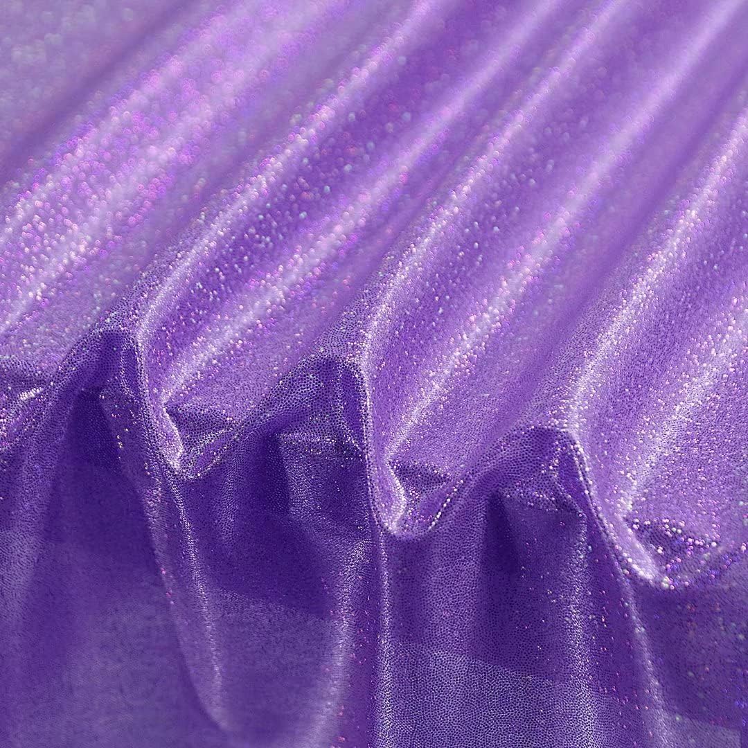 Fitable Sequin Tablecloth for Parties 54x54 Inch - Sparkle Glitter Table Cloth Laser Square Overlay for Wedding Baby Shower Ceremony Birthday Holiday Banquet Decor, Purple