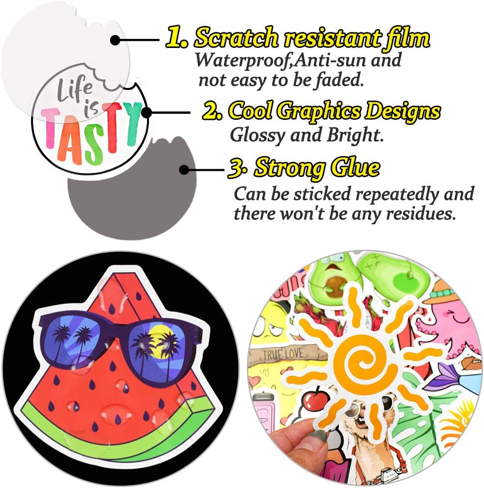 QTL VSCO Stickers for Girls Cute Stickers for Water Bottle Laptop Hydroflask for Teens Kids Waterproof Vinyl Pack 150Pcs
