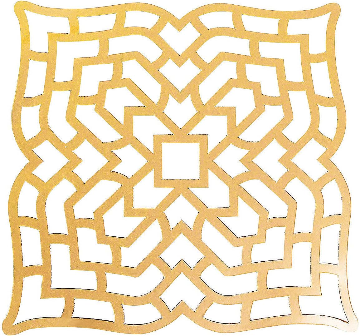 Gold FOIL CARDSTOCK PLACEMAT 24PC - Party Supplies - 24 Pieces