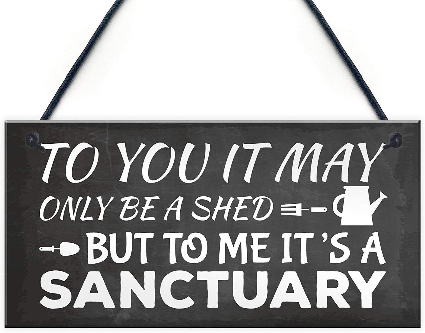 Rustic Wooden Signs to You It May Only Be A Sheo But to Me It's A Sanctuary Garden Shed Novelty Wood Plaque Summerhouse Sign Wall Art Decor Kitchen Cafe Pub Decor Gift 6x12 INCH