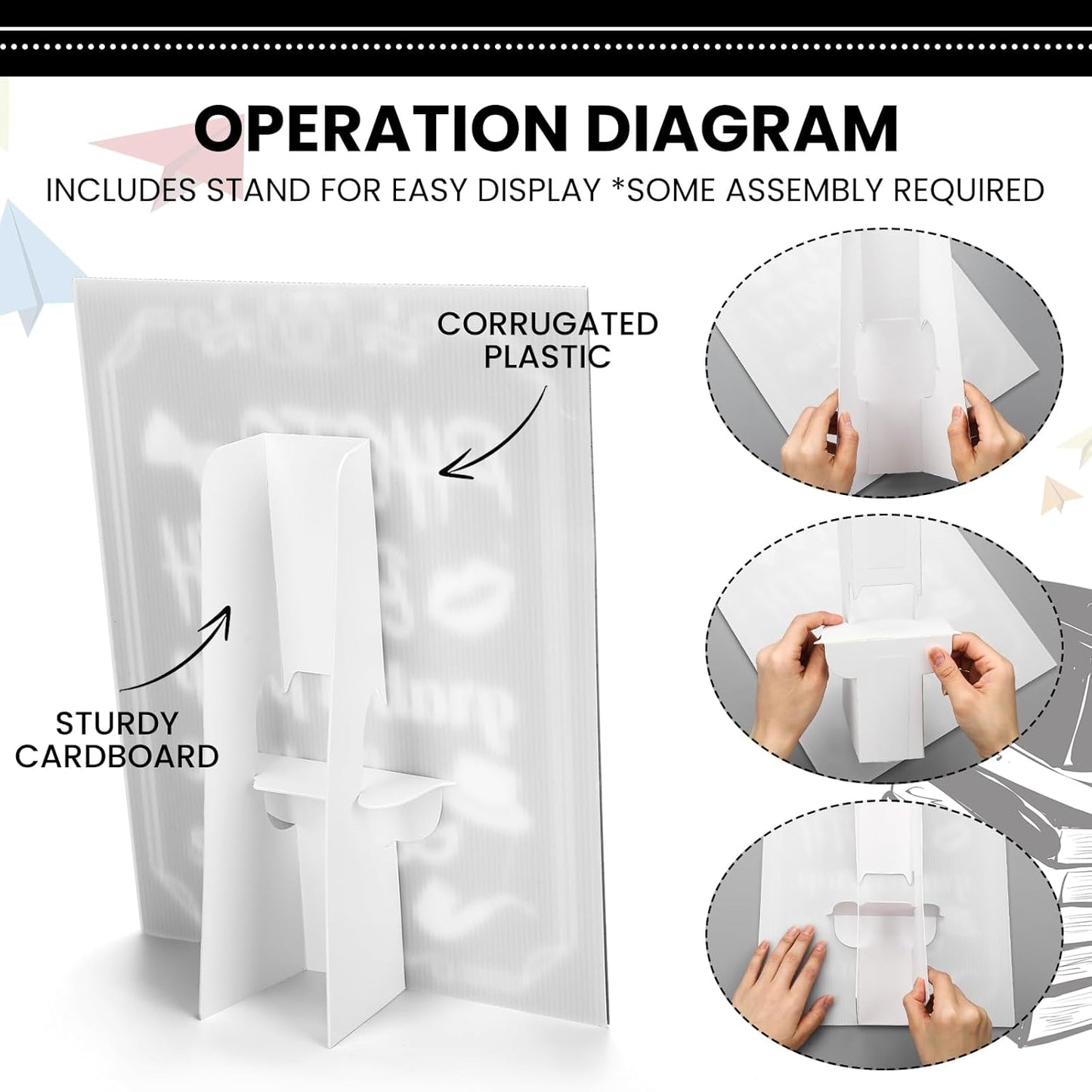 Photo Booth Sign with Stand Retro Background Table for Indoor and Outdoor Party Theme Event Photography Props Desktop Decoration Supplies