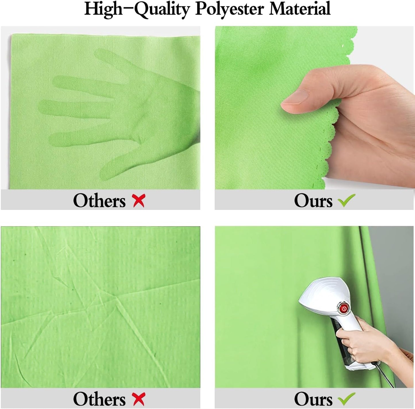 Light Green Screen Backdrop 5x7ft Grass Green Photography Background Meeting Photo Studio Shooting Props