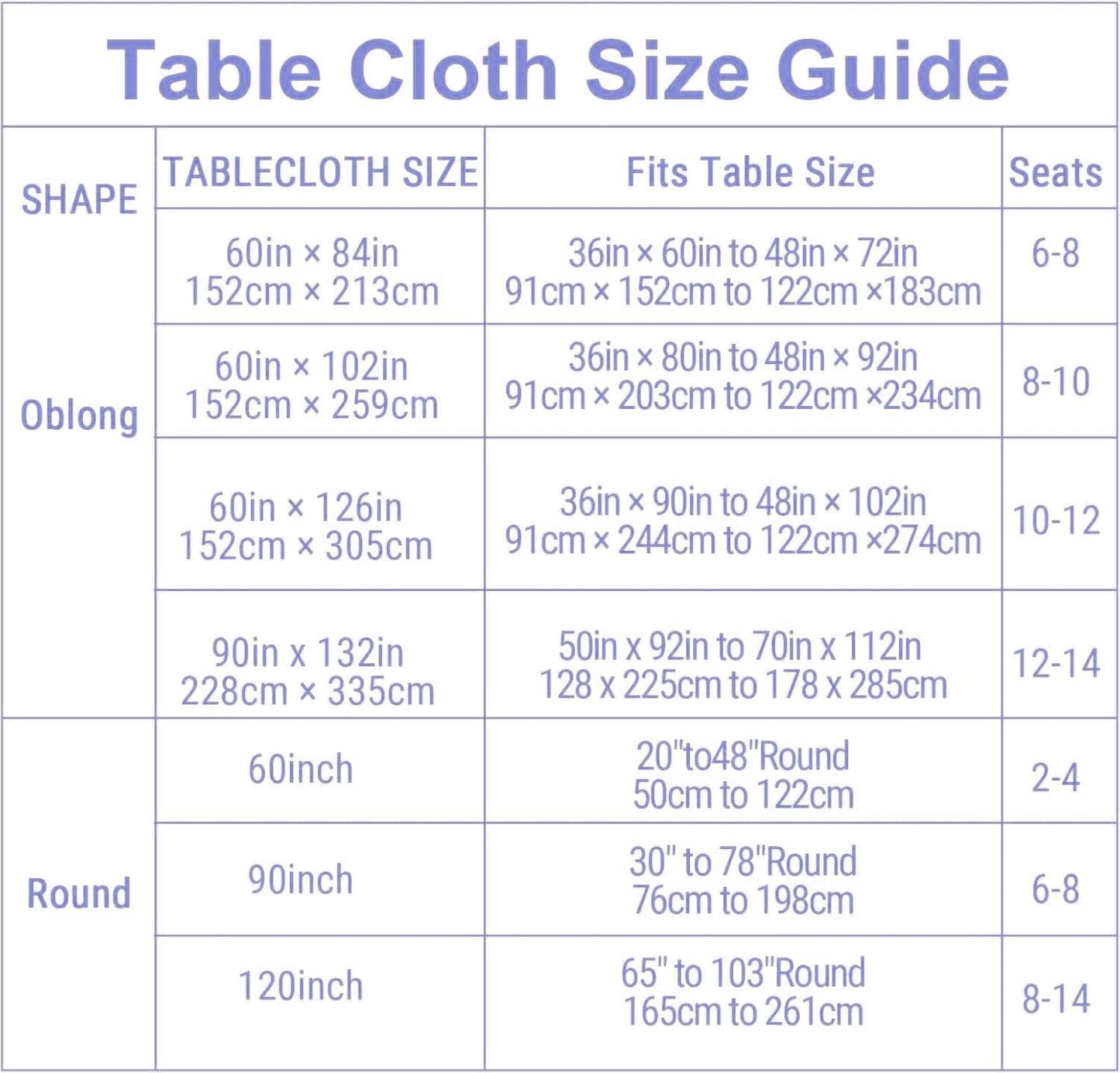 6 Pack White 90 Inch Round Tablecloths. Stain and Winkle Resistant Polyester Washable White Table Cloths for Parties Wedding Dining