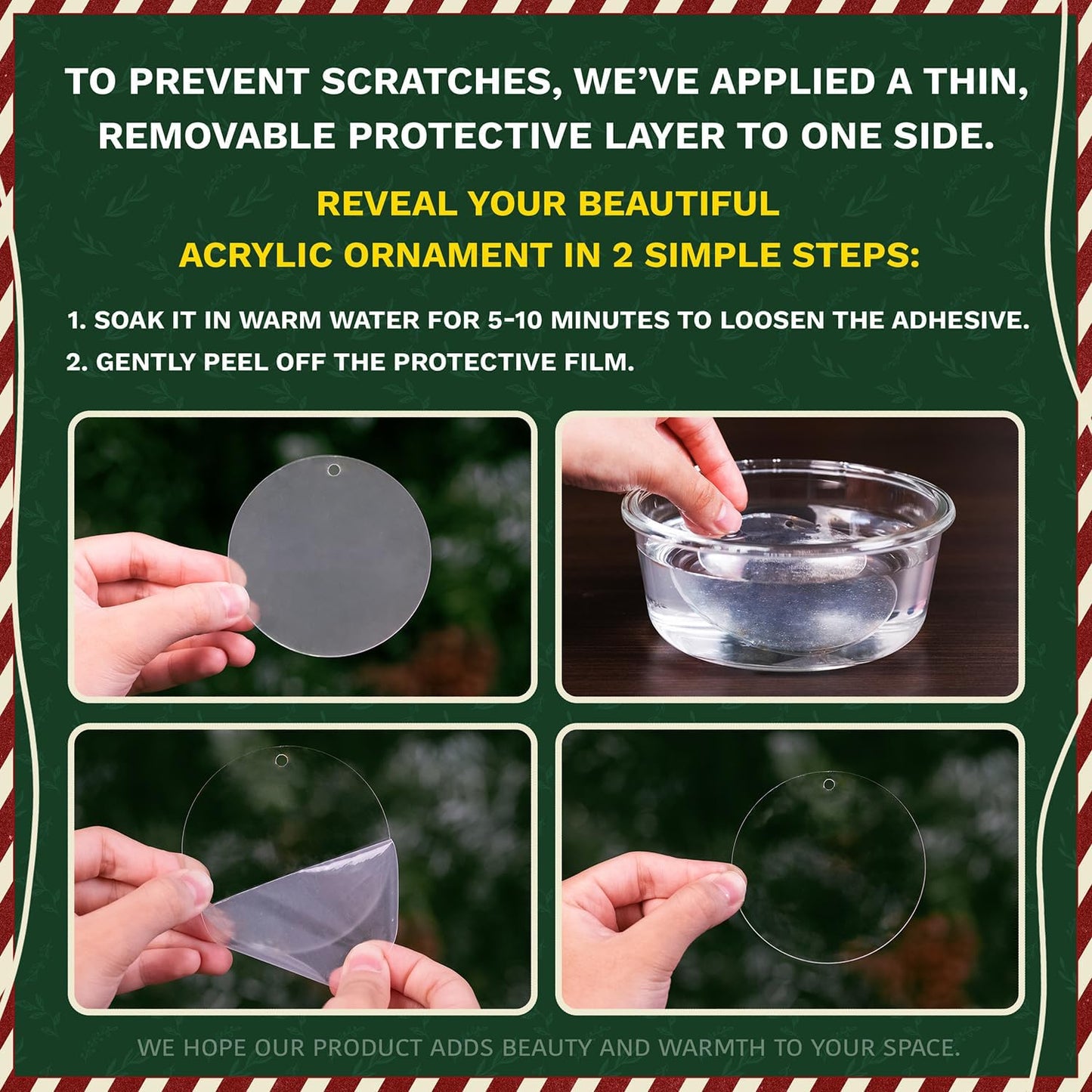 HEXMOZ Best Friend Ornaments for Women - Friends Christmas Ornaments Gifts - Friendship Gifts for Friend Female, BFFs, Besties, Soul Sisters, Friends Group Keepsake Christmas Tree Decoration