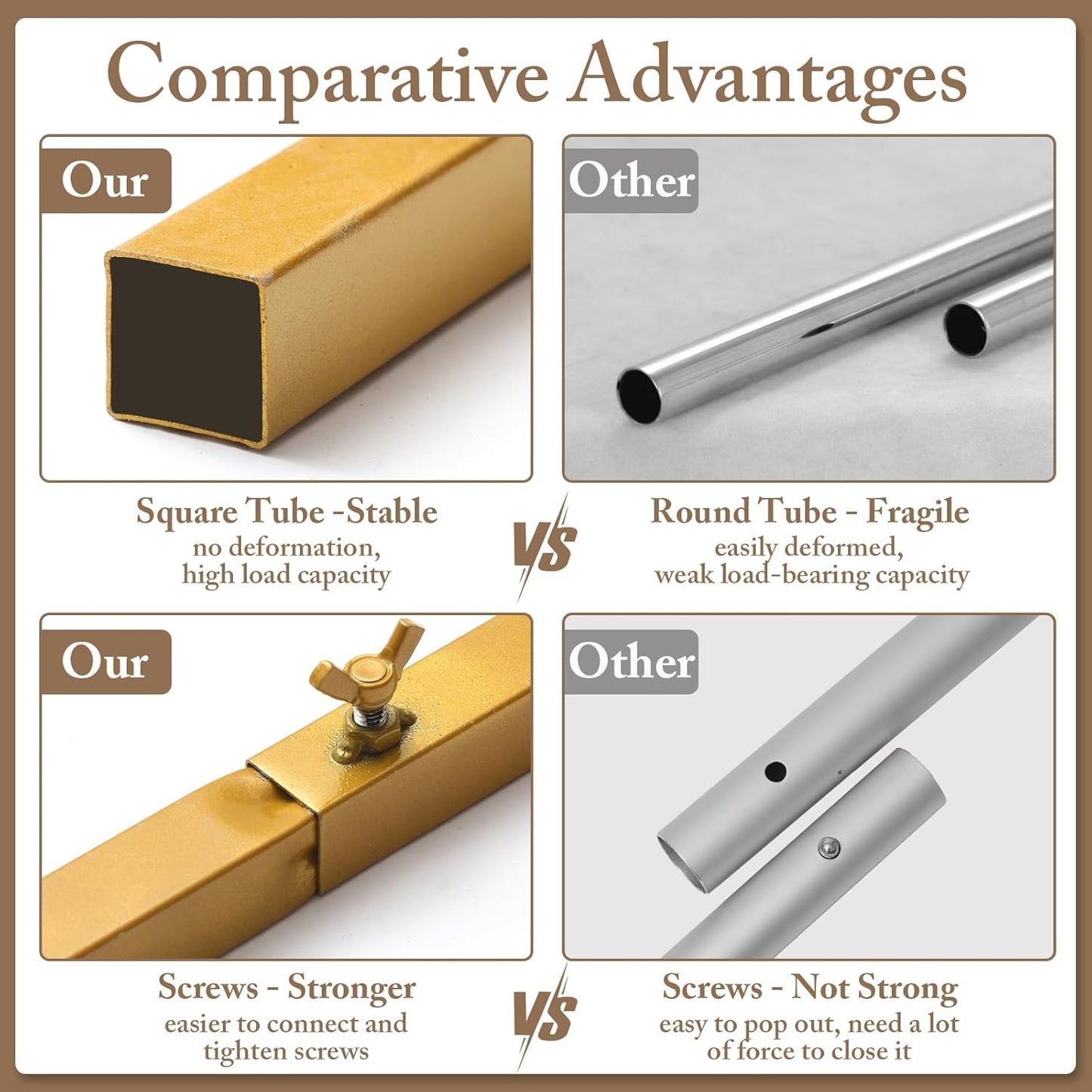 Metal Arch Backdrop Stand and Cover Set, 8FT, 6.6FT Party Backdrop, Easy to Assemble, Backdrop Stand for Parties, Birthday, Baby Shower