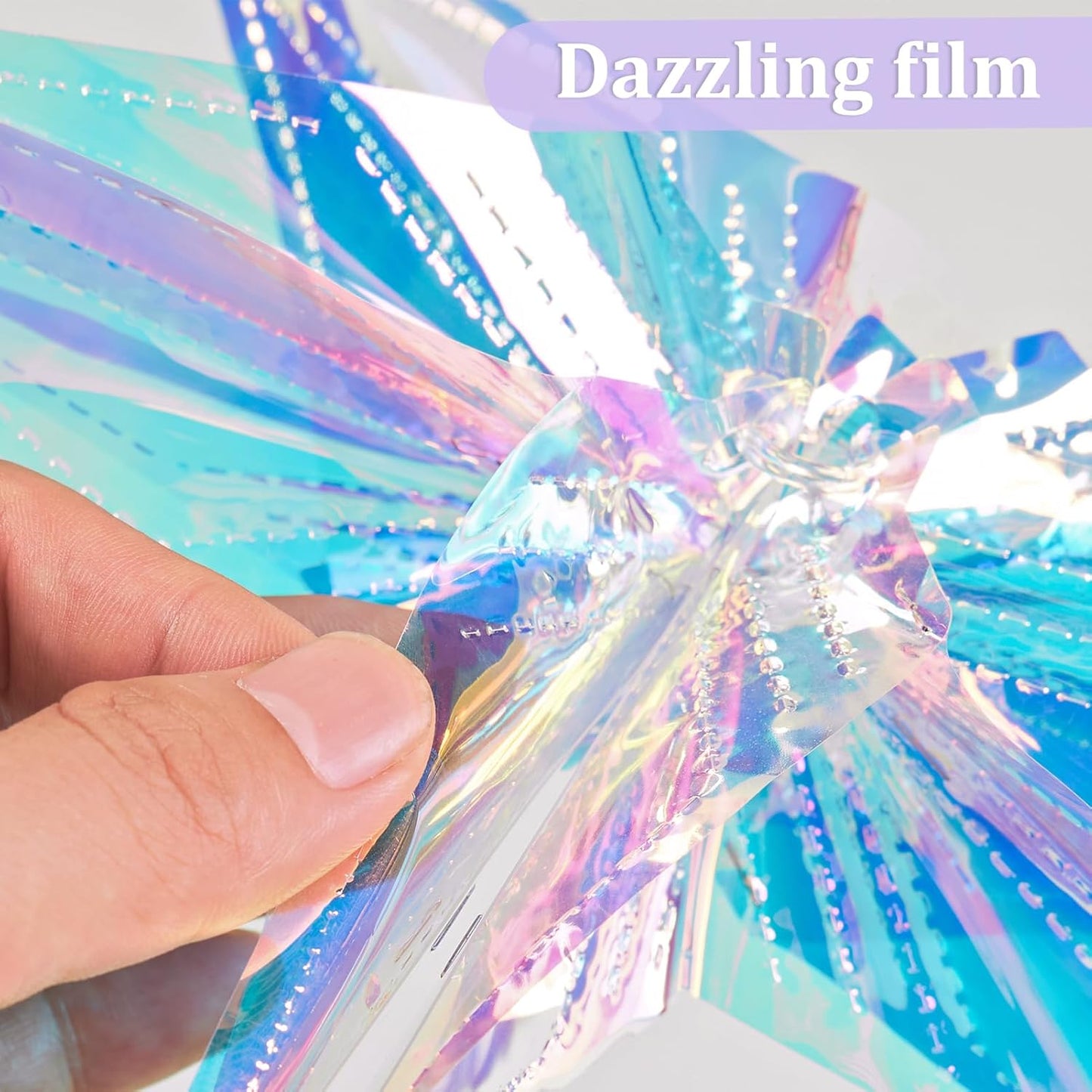 Dazzling Colorful Hexagonal Star Decoration Hanging Decorative Folding Rainbow Shine Party Ornaments for Christmas Tree Winter Party Birthday Wedding Frozen Theme Decoration