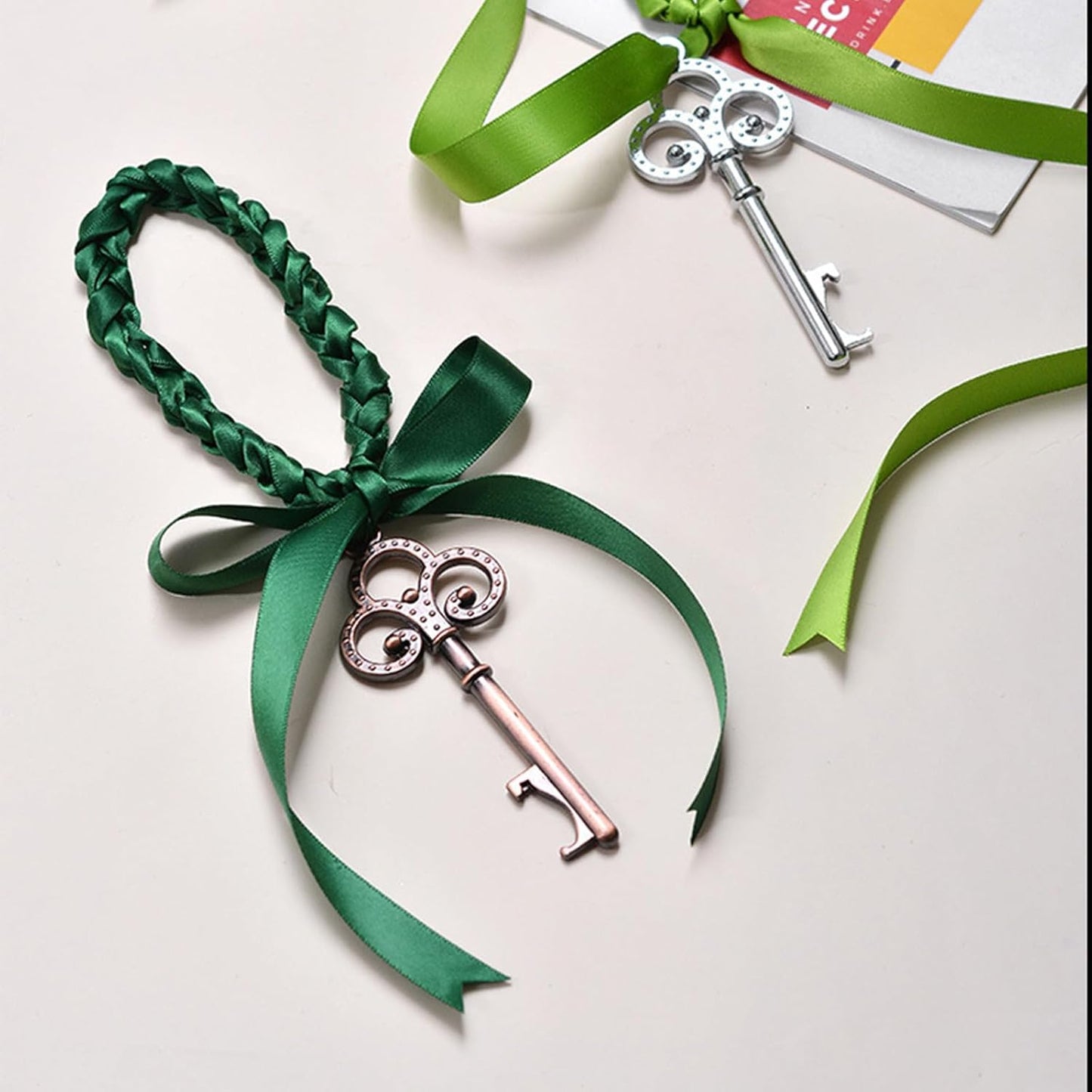 5/8 Inch Forest Green Satin Ribbon 50 Yards Solid Fabric Ribbons for Gift Wrapping, Crafts and DIY Projects, Bows Making, Wedding, Party, Holiday Decor