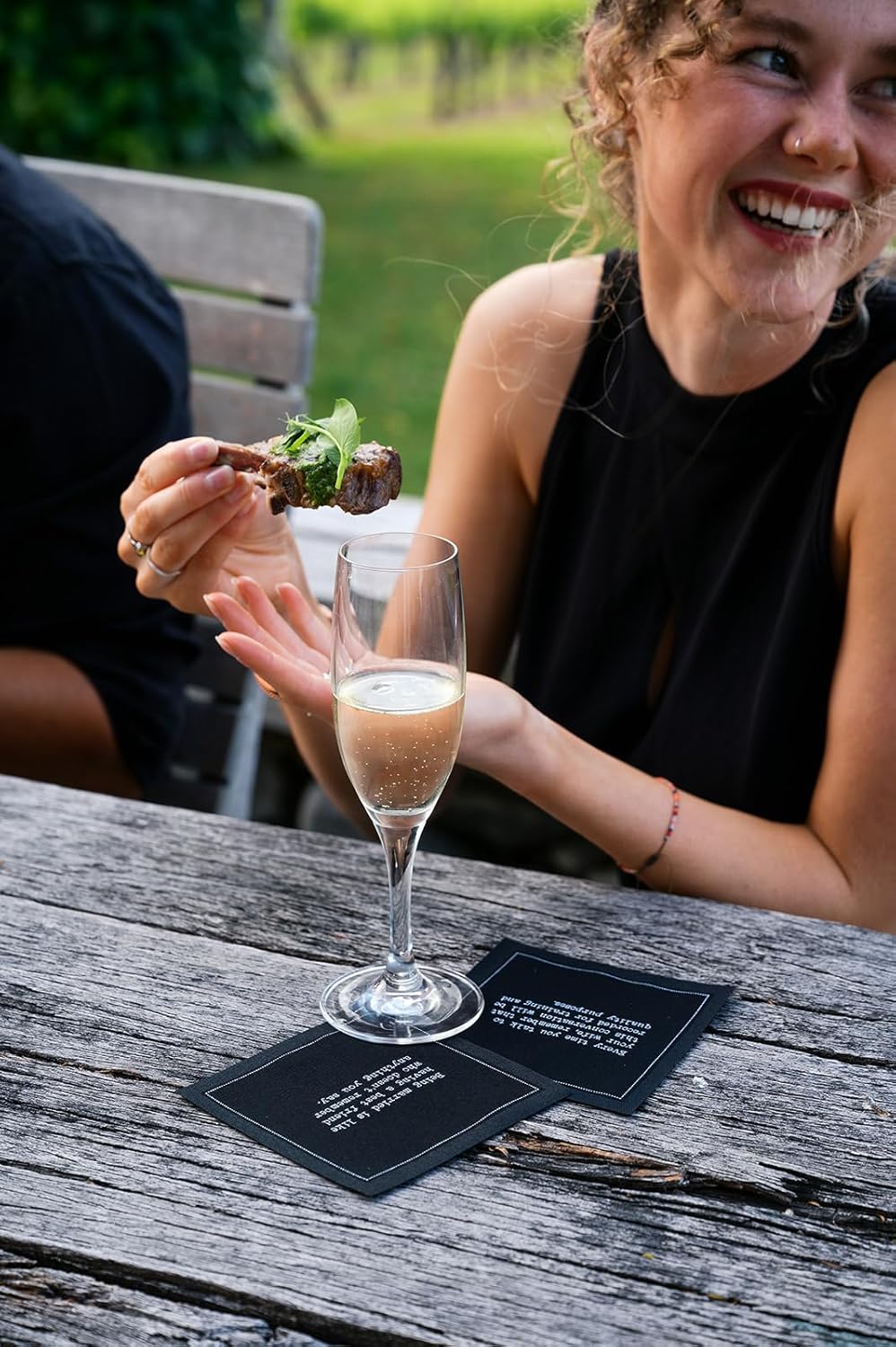 Five Star Napkins Marriage Quotes, White Cotton Cocktail Napkins, Beverage Napkins, Bar Napkins, Cloth Napkins, Party Napkins, Events, Holidays, Weddings, Birthdays, Disposable, 4.5" x 4.5"- (50x)