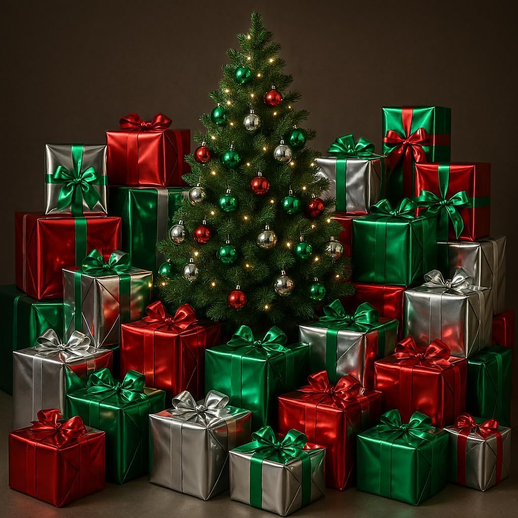 TCDesignerProducts Green Metallic Streamer, 2 Inches x 500 Foot