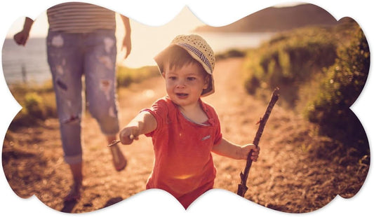 Andaz Press Bulk Photo Personalized Gift and Party Favors Collection, Fancy Frame Label Stickers, Custom Photo, 36-pack