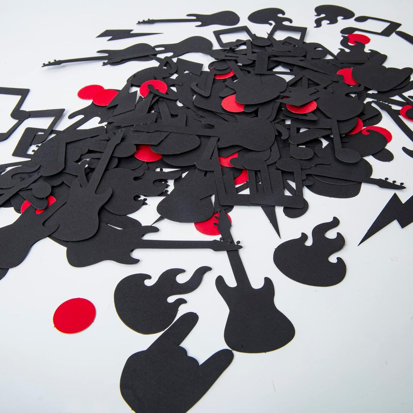 Rock N' Roll Confetti Party Decorations, Rock N' Roll Birthday Party Decorations, Wedding Party Decor, Table Decor, Garland 1950'S Rock And Roll Party Supplies, Music Birthday Decorations(175 Pcs)