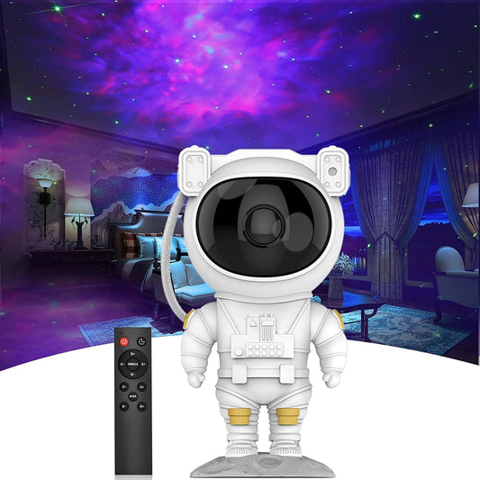 Star Projector Galaxy Night Light Astronaut Starry Nebula Ceiling LED Lamp with Timer and Remote Gift for Kids