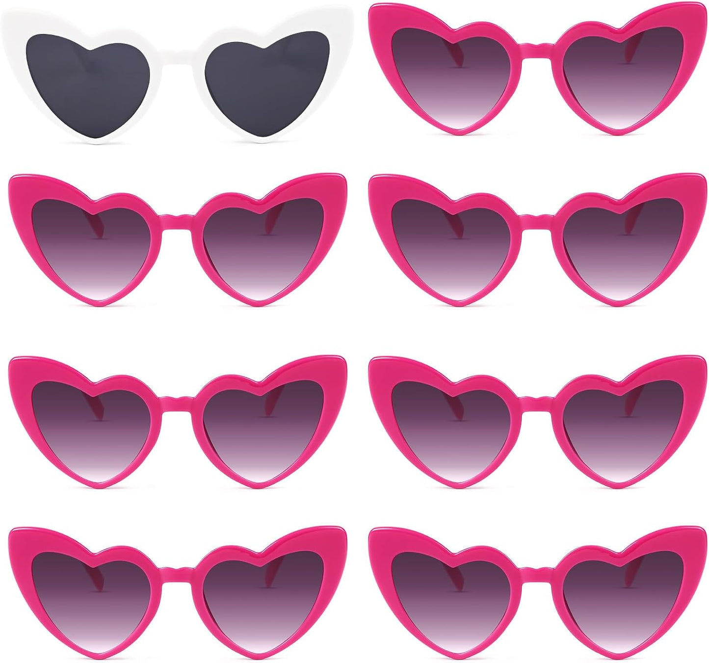 YOGFIT Heart Sunglasses for Women Fashion Classic Love Eye Protection Sunglasses Vintage Cute Heart Sunglasses
