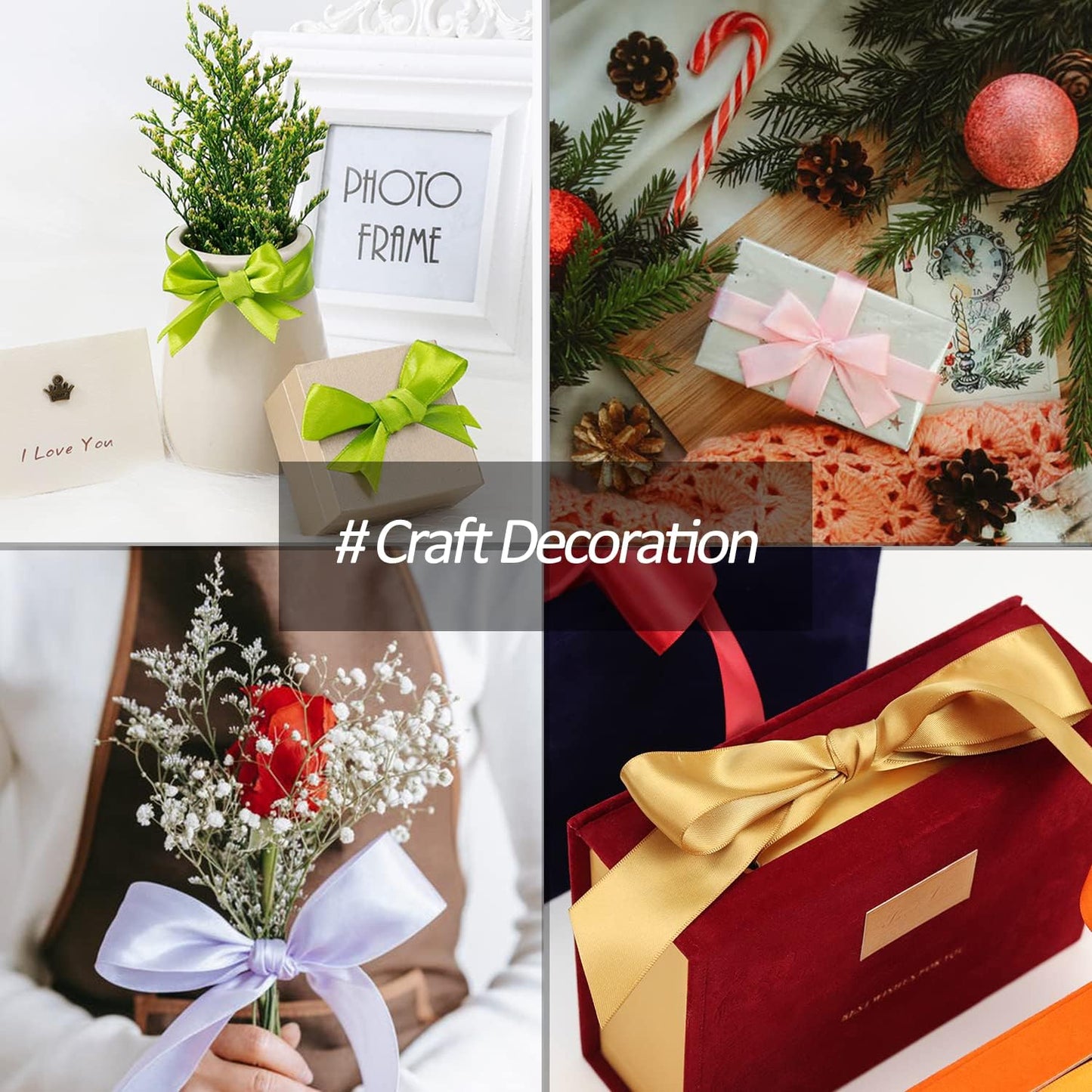 1" Wide x 100 Yards Single Face Polyester Satin Ribbon, Satin Ribbon for Crafts, Gift, Hair Bows, Wedding Party Decoration, Bow Making & Other Projects (Navy Blue)