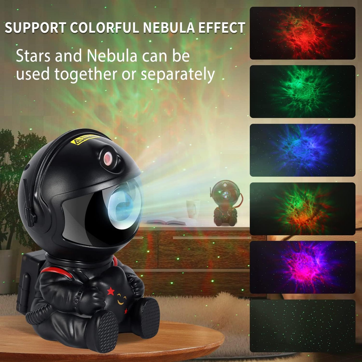 Astronaut Kids Nebula Star Light - Galaxy Bedroom/Adult Playroom Projector, Home Theater Decoration