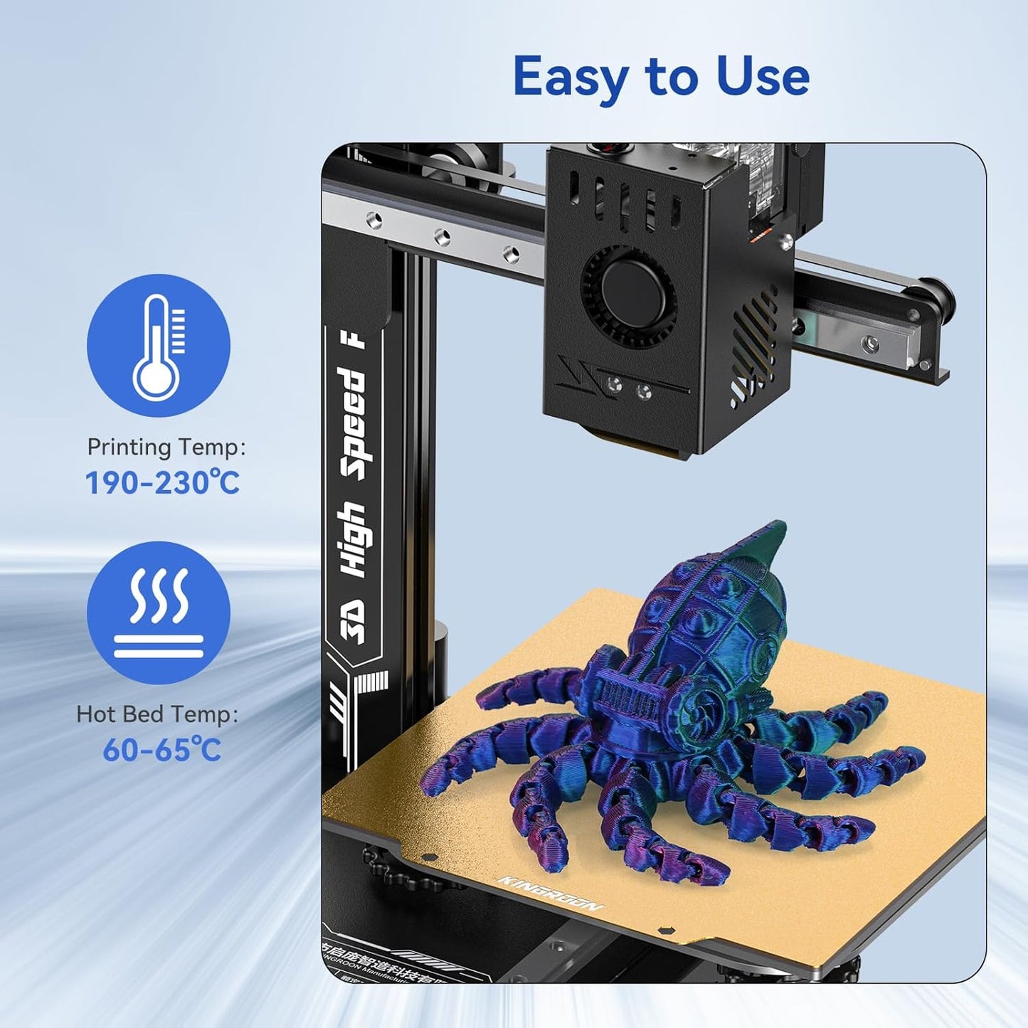 Kingroon 16KG Silk PLA 3D Printer Filament Bundle Dual Color Triple Color Pla Filament 1.75mm Multicolor Filament for Most FDM 3D Printer, 1KG X 16 Spools